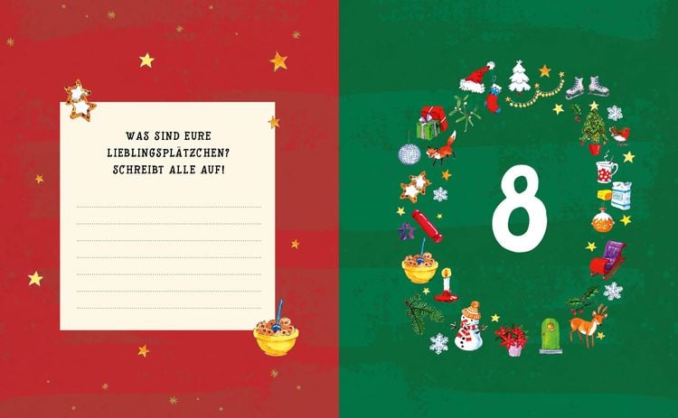 Produktbild: Mein Adventskalender-Buch: Winter-Weihnacht-Wichtelspa&szlig;