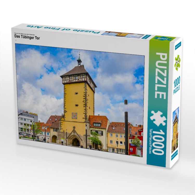 Produktbild: CALVENDO Puzzle Das T&uuml;binger Tor | 1000 Teile Lege-Gr&ouml;&szlig;e 64x48cm Foto-Puzzle f&uuml;r gl&uuml;ckliche Stunden