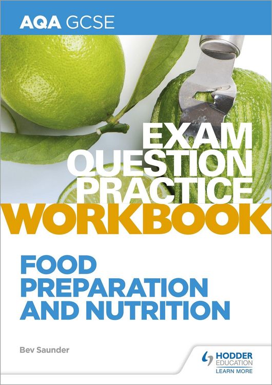 Produktbild: AQA GCSE Food Preparation and Nutrition Exam Question Practice Workbook