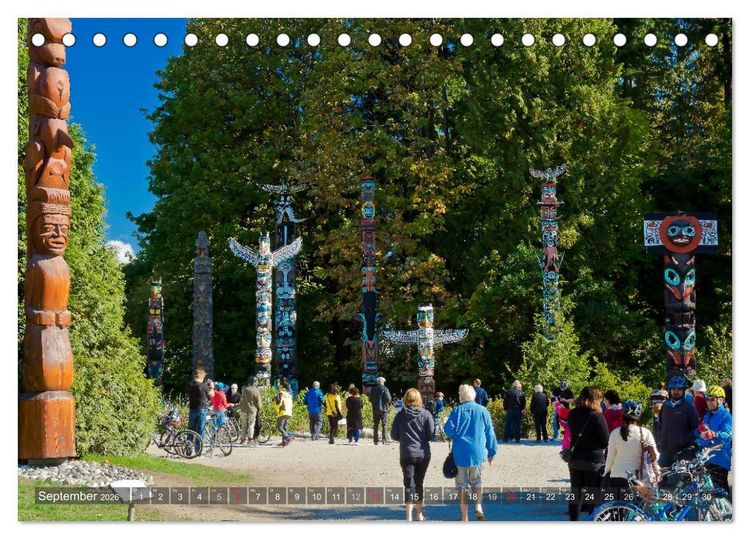 Produktbild: Vancouver Perspektiven (Tischkalender 2026 DIN A5 quer), CALVENDO Monatskalender