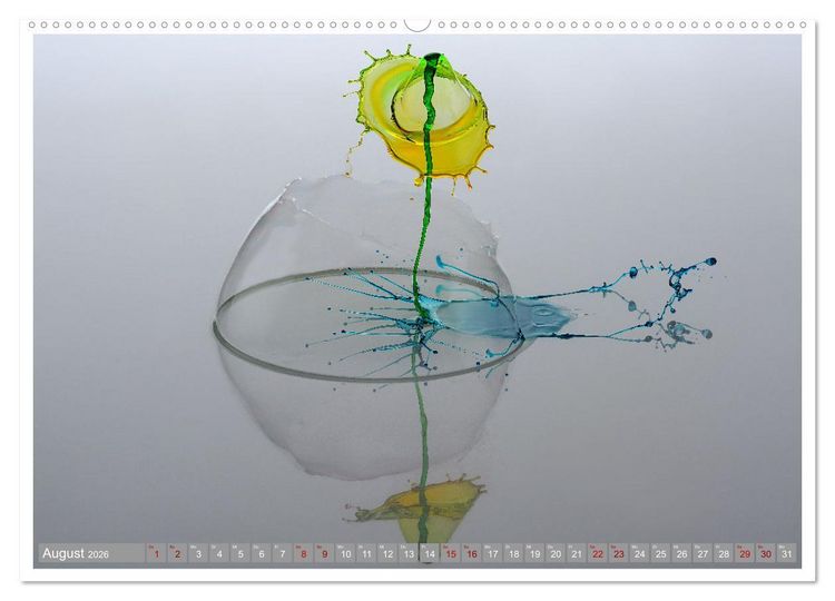 Produktbild: Getropft (hochwertiger Premium Wandkalender 2026 DIN A2 quer), Kunstdruck in Hochglanz