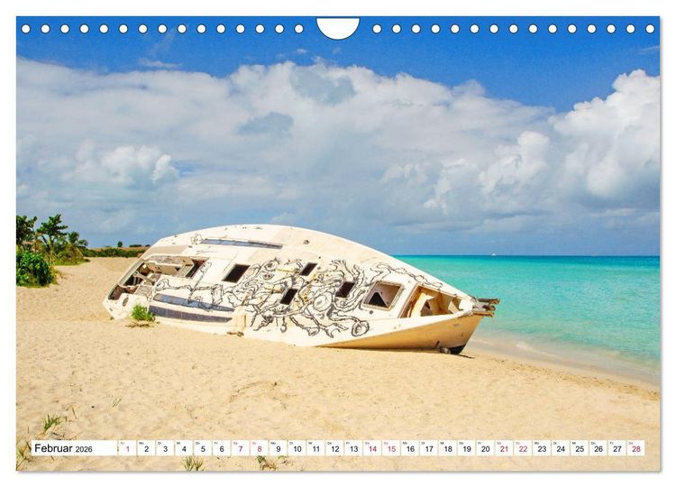 Produktbild: Karibische Momente - Eine Reise ins tropische Paradies (Wandkalender 2026 DIN A4 quer), CALVENDO Monatskalender
