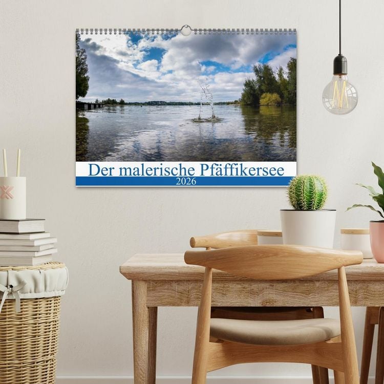 Produktbild: Der malerische Pf&auml;ffikersee (Wandkalender 2026 DIN A3 quer), CALVENDO Monatskalender