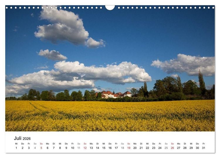 Produktbild: Fasanerie - sch&ouml;nstes Barockschloss Hessens (Wandkalender 2026 DIN A3 quer), CALVENDO Monatskalender