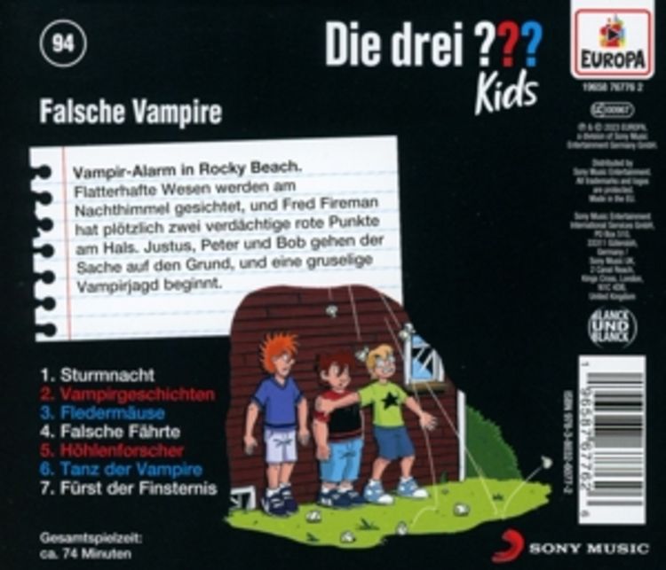 Die drei ??? Kids 94: Falsche Vampire