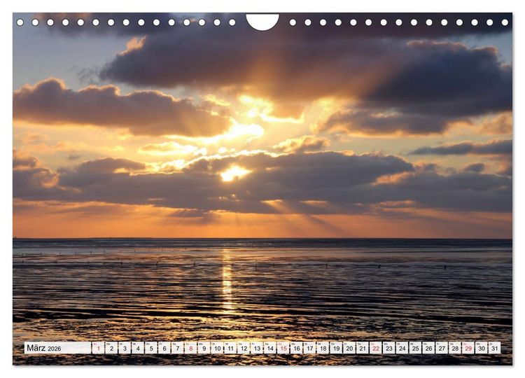 Produktbild: Norddeutsche Landschaften (Wandkalender 2026 DIN A4 quer), CALVENDO Monatskalender