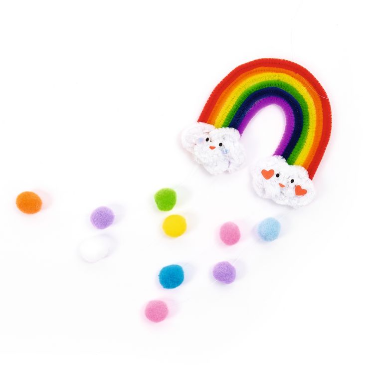 Produktbild: FOLIA&reg; Bastelset Pfeifenputzer Rainbow