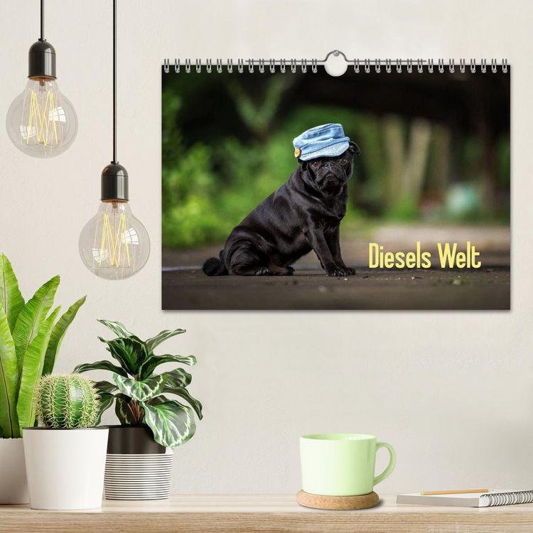 Produktbild: Diesels Welt (Wandkalender 2026 DIN A4 quer), CALVENDO Monatskalender