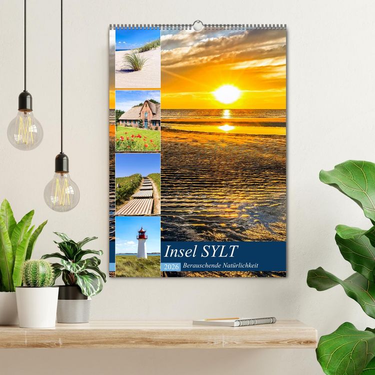 Produktbild: INSEL SYLT, Berauschende Nat&uuml;rlichkeit (Wandkalender 2026 DIN A2 hoch), CALVENDO Monatskalender