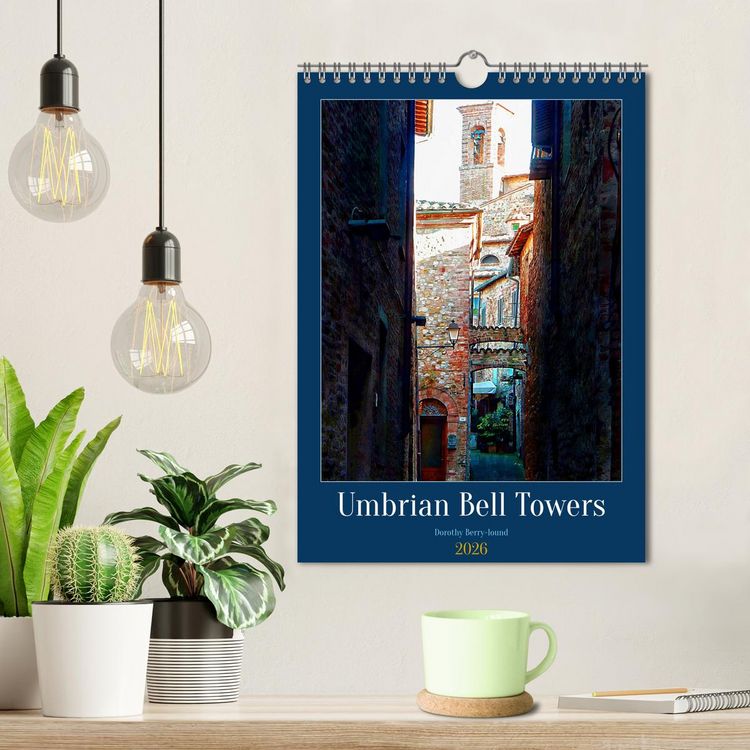 Produktbild: Umbrian Bell Towers (Wall Calendar 2026 DIN A4 portrait), CALVENDO 12 Month Wall Calendar