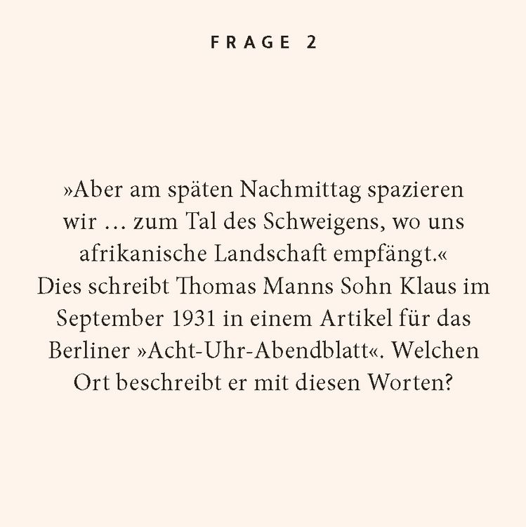 Produktbild: Thomas Mann-Quiz