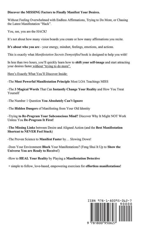 Produktbild: Manifestation Secrets Demystified