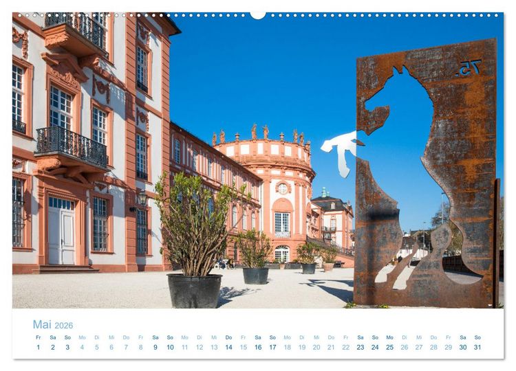 Produktbild: Daheim in Wiesbaden (Wandkalender 2026 DIN A2 quer), CALVENDO Monatskalender
