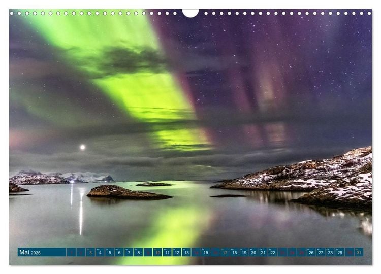 Produktbild: Von Troms&ouml; nach Sommaroy - Winter in Norwegen (Wandkalender 2026 DIN A3 quer), CALVENDO Monatskalender