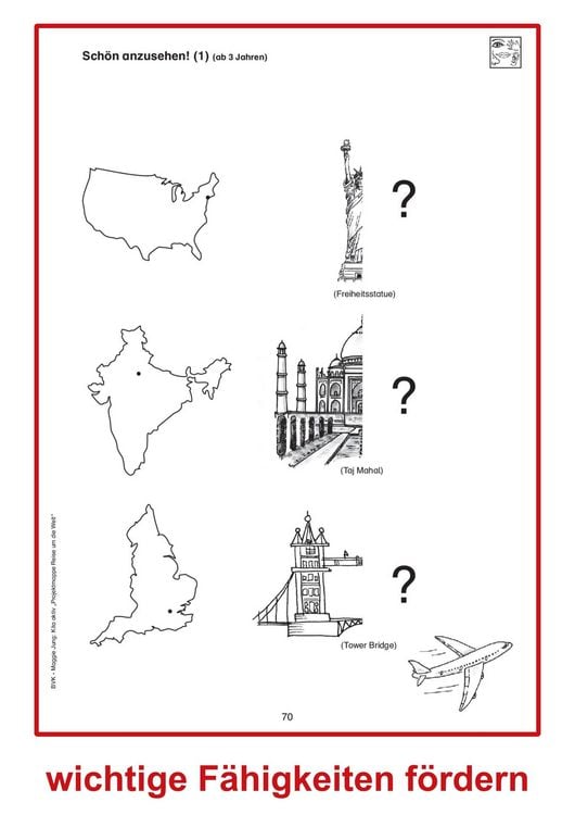 Produktbild: Kita aktiv Projektmappe Reise um die Welt