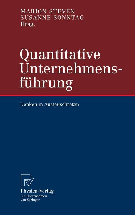 Produktbild: Quantitative Unternehmensf&uuml;hrung
