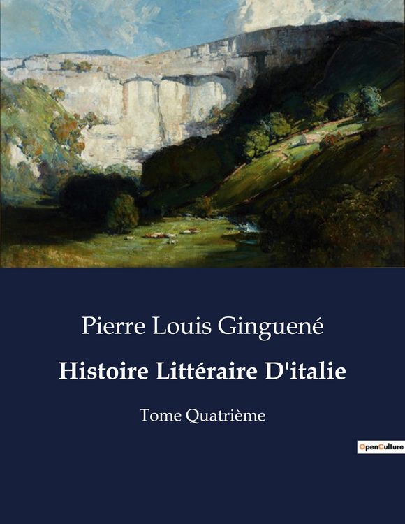 Produktbild: Histoire Litt&eacute;raire D'italie
