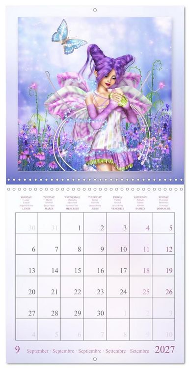 Produktbild: Twinkling Fairies (Wall Calendar 2027 12 &times; 12 Inch) CALVENDO 12 Month Wall Calendar