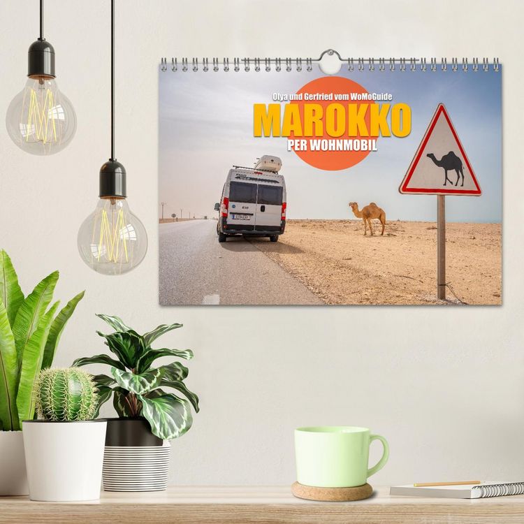Produktbild: MAROKKO per WOHNMOBIL (Wandkalender 2026 DIN A4 quer), CALVENDO Monatskalender