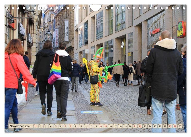 Produktbild: Buntes Leipzig (Wandkalender 2026 DIN A4 quer), CALVENDO Monatskalender