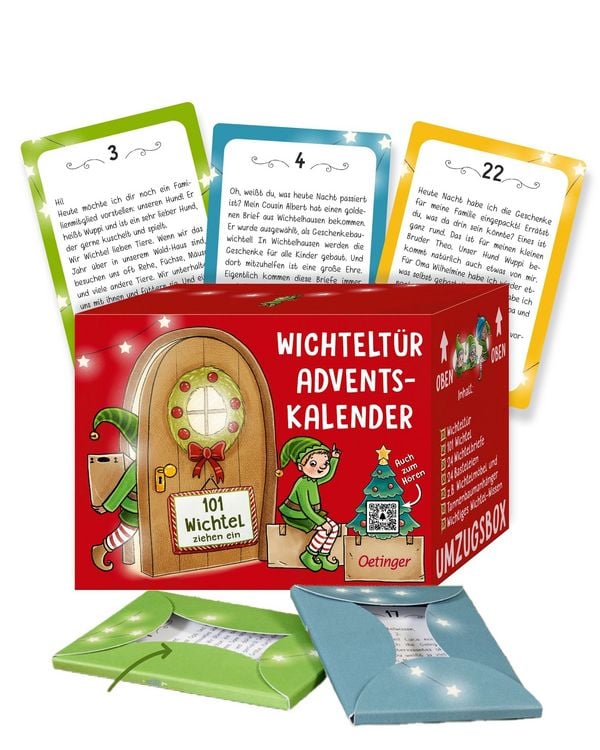 Produktbild: Wichtelt&uuml;r-Adventskalender. 101 Wichtel ziehen ein