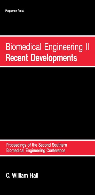 Produktbild: Biomedical Engineering 2: Recent Developments