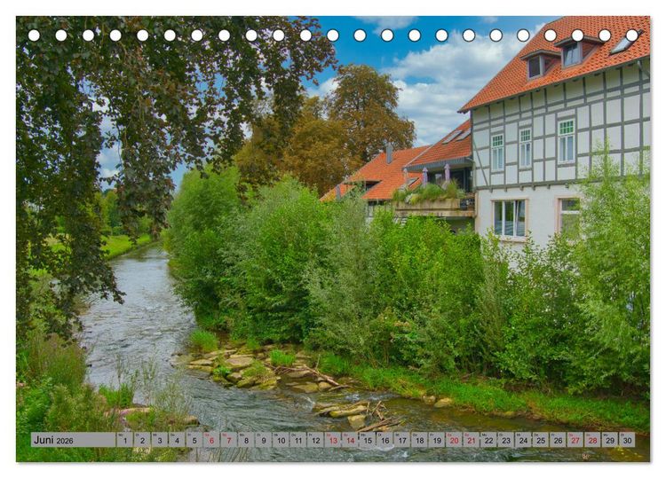 Produktbild: Streifzug durch Ostwestfalen (Tischkalender 2026 DIN A5 quer), CALVENDO Monatskalender