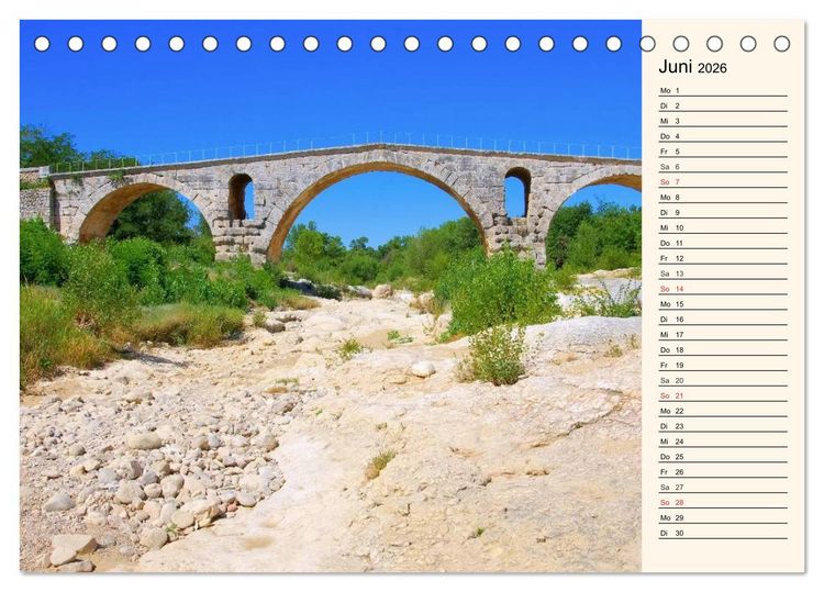 Produktbild: Verzaubernde Provence (Tischkalender 2026 DIN A5 quer), CALVENDO Monatskalender