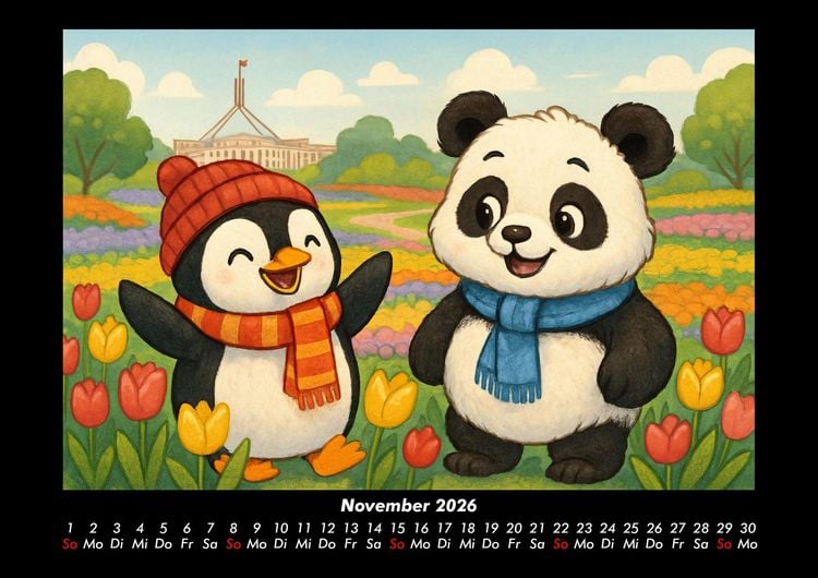 Produktbild: Pico & Pippin in Australien 2026 Fotokalender DIN A3