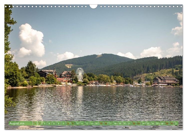 Produktbild: Der Titisee im Schwarzwald (Wandkalender 2026 DIN A3 quer), CALVENDO Monatskalender