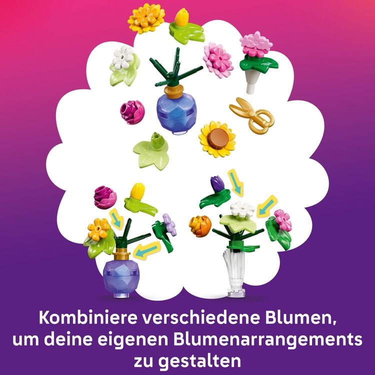 Produktbild: LEGO Friends 42693 Kreativer Blumenladen, Bauset mit 2 Spielfiguren und Zubeh&ouml;r