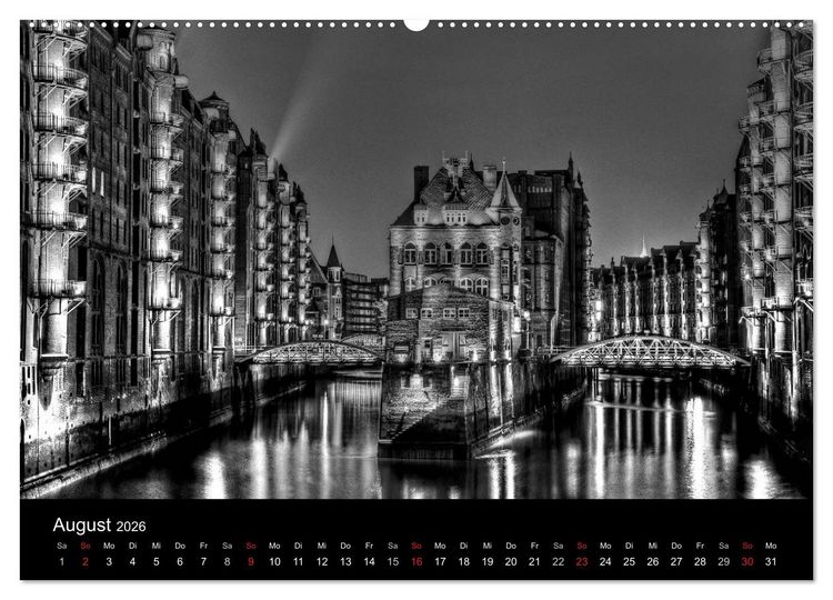 Produktbild: Hamburg . Das Tor zur Welt... (Wandkalender 2026 DIN A2 quer), CALVENDO Monatskalender