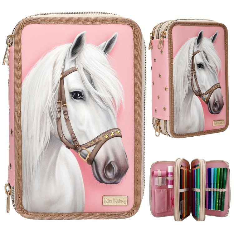 Produktbild: Miss Melody 3 Fach Federtasche CLASSIC