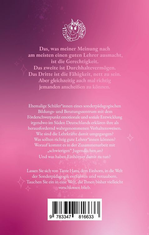 Produktbild: Die Einhornp&auml;dagogik