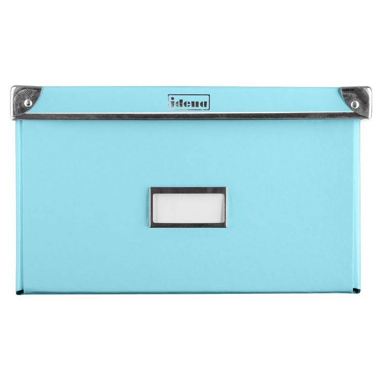 Produktbild: Idena Aufbewahrungsbox faltbar t&uuml;rkis 35x28x17cm