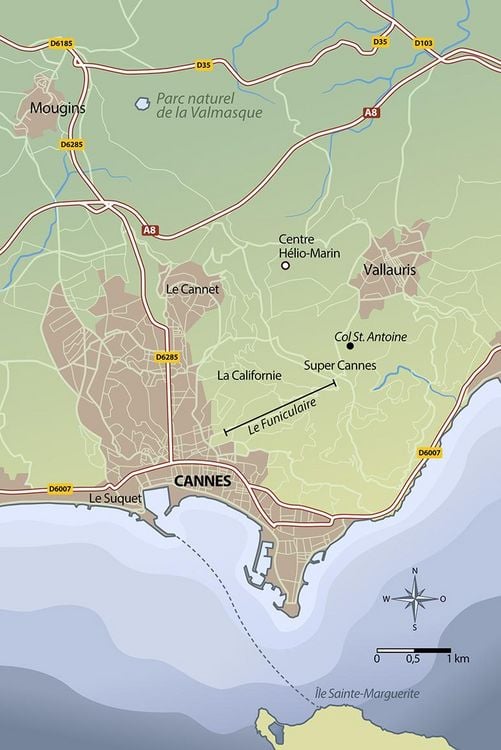 Produktbild: Vollmond &uuml;ber der C&ocirc;te d'Azur