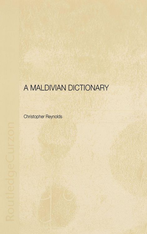 Produktbild: A Maldivian Dictionary