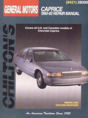 Produktbild: GM Caprice, 1990-93 1990-93 Repair Manual