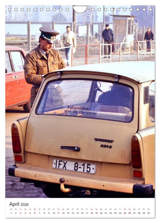 Produktbild: Auto-Land DDR - Trabant und Wartburg (Wandkalender 2026 DIN A4 hoch), CALVENDO Monatskalender