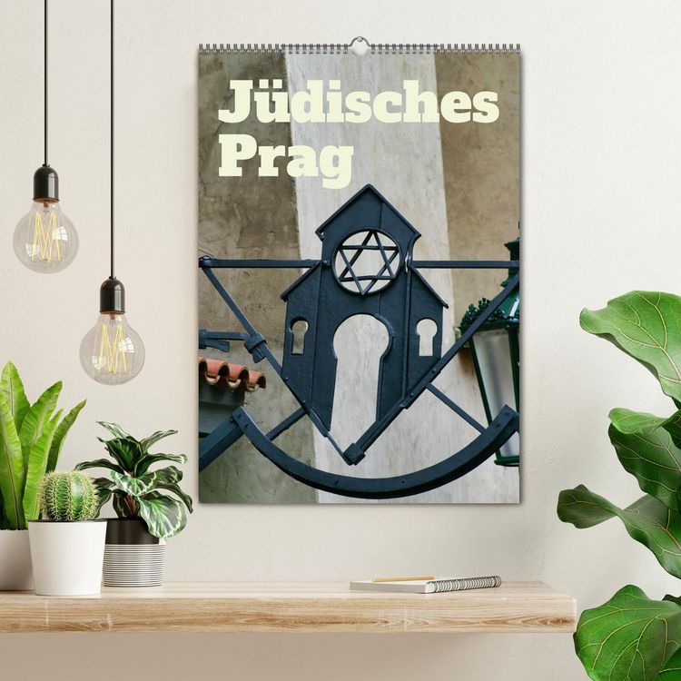 Produktbild: J&uuml;disches Prag (Wandkalender 2026 DIN A2 hoch), CALVENDO Monatskalender