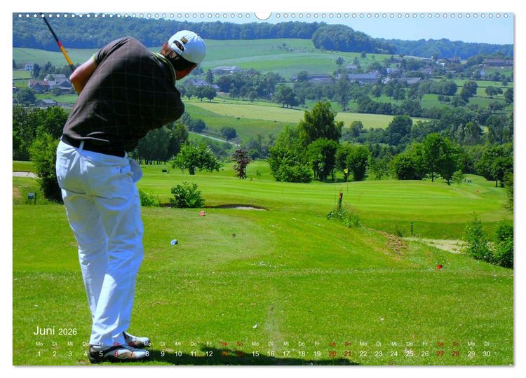 Produktbild: Passion Golf (hochwertiger Premium Wandkalender 2026 DIN A2 quer), Kunstdruck in Hochglanz