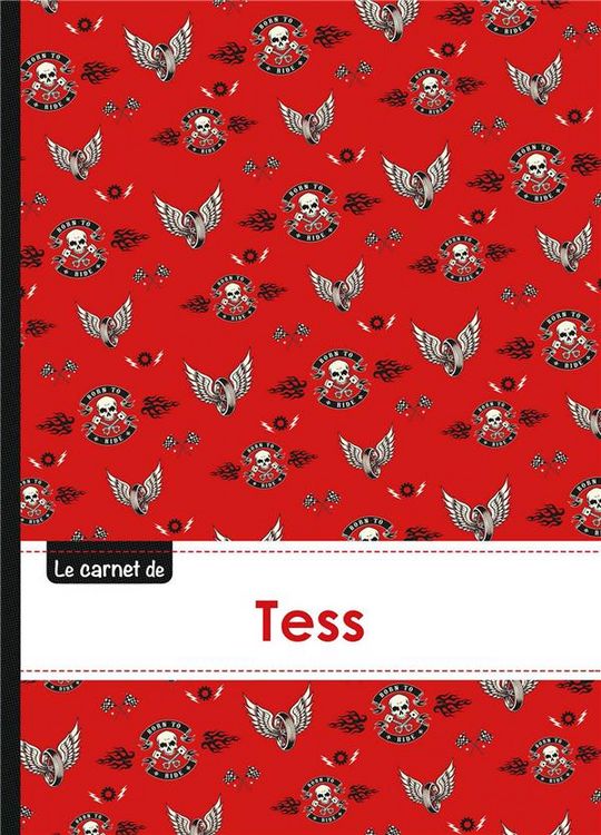 Produktbild: Carnet tess lignes,96p,a5 bikers