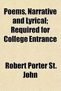 Produktbild: Poems, Narrative and Lyrical; Required for College Entrance