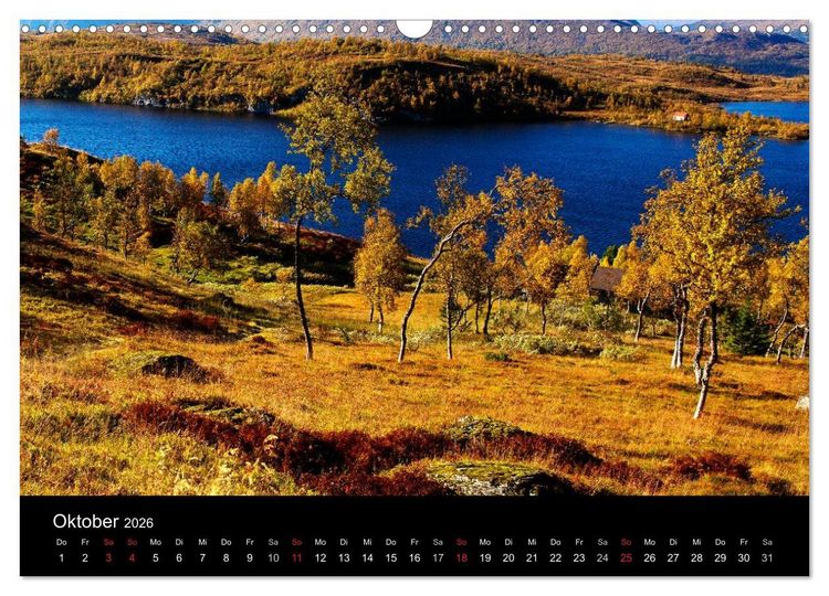 Produktbild: Norwegen (Wandkalender 2026 DIN A3 quer), CALVENDO Monatskalender