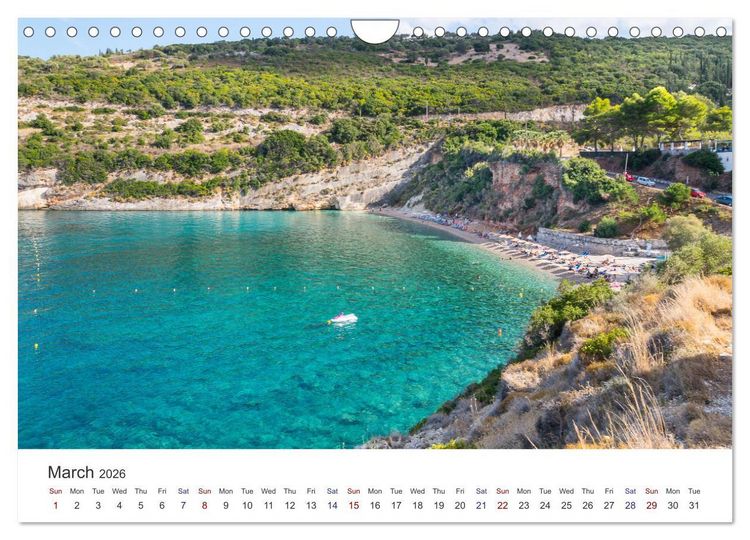 Produktbild: Zakynthos - the Lovely Island (Wall Calendar 2026 DIN A4 landscape), CALVENDO 12 Month Wall Calendar