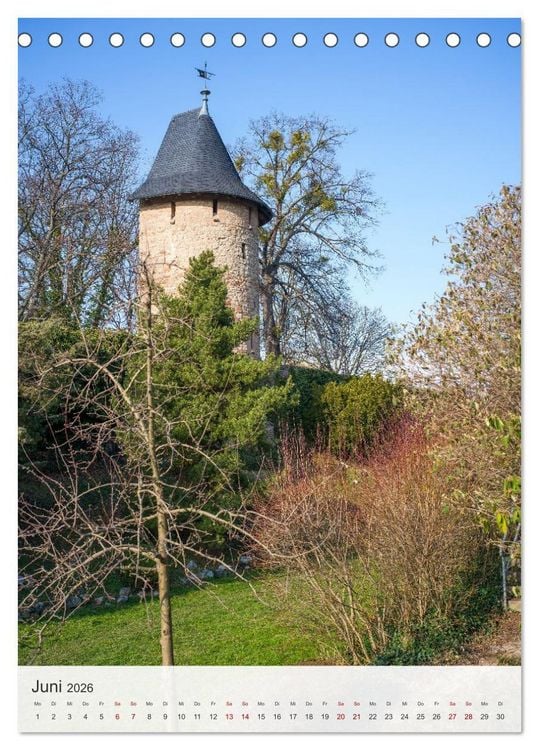 Produktbild: Wernigerode - Mittelalterliches Flair am Rande des Harzes (Tischkalender 2026 DIN A5 hoch), CALVENDO Monatskalender