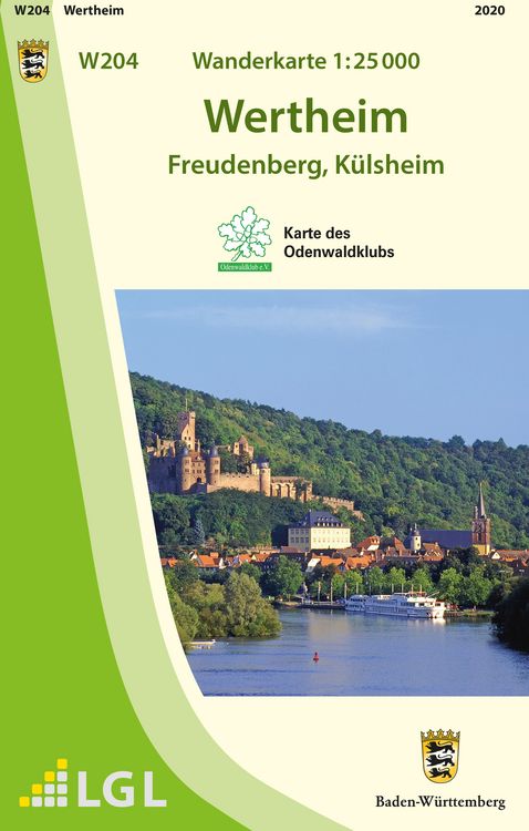 Produktbild: Wanderkarte 1:25 000 Wertheim