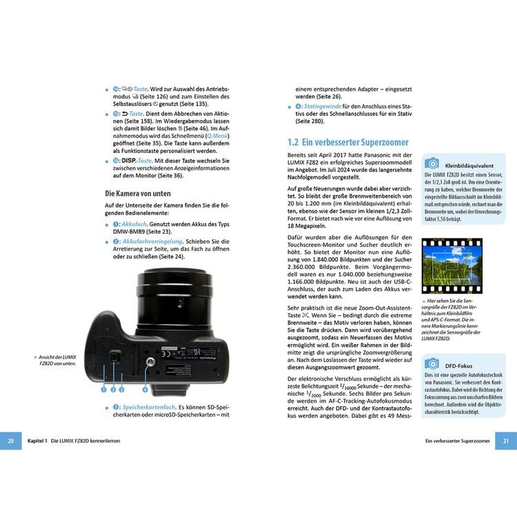 Produktbild: Panasonic LUMIX FZ82D - Das umfangreiche Praxisbuch zu Ihrer Kamera