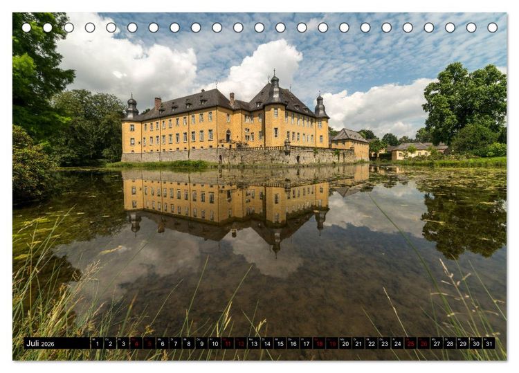 Produktbild: Burgen und Schl&ouml;sser (Tischkalender 2026 DIN A5 quer), CALVENDO Monatskalender