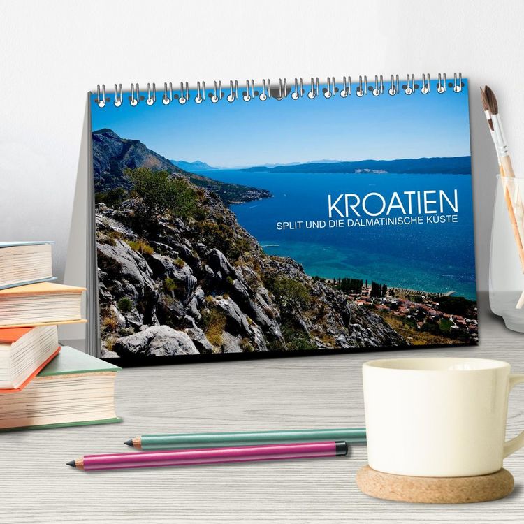 Produktbild: Kroatien - Split und die dalmatinische K&uuml;ste (Tischkalender 2026 DIN A5 quer), CALVENDO Monatskalender